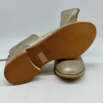 Gap Women’s Metallic Gold Ankle Boots – Size US 9– New with Box - Image 3