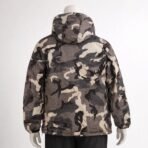 Outdoorjack Men’s Camo Waterproof Winter Jacket Hooded Fleece Lined Size L - Image 2
