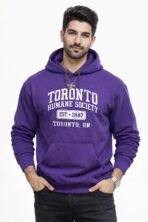 Toronto Humane Society Purple Hoodie Men’s 2XL Fruit of the Loom