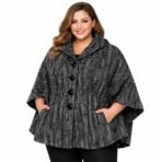 Steve Madden Women’s Tweed Cape / Poncho Coat – Size 1X (Plus) – Like New