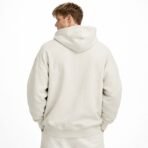 Jack & Jones Core Oversized Hoodie Men XL Cream 100% Cotton - Image 3