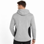 Jack & Jones CORE Zip-Up Hoodie Jacket Grey Men’s Size L | Like New - Image 2