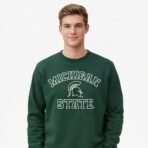 Michigan State Spartans Crewneck Sweatshirt Green XL / TG NCAA