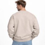 Urban Man XL Beige Crewneck Sweatshirt Floral “Reckless” Like New - Image 2