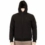 Tommy Hilfiger Men Hooded Jacket Size M Water Wind Resistant Full Zip