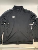 Umbro Black Track Jacket Men’s Large L Athletic Sportswear