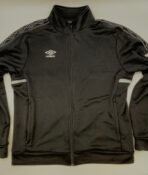 Umbro Black Track Jacket Men’s Large L Athletic Sportswear - Image 2