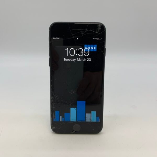 Apple iPhone7|32GB|Black|AS-IS|READ Description|Cracked Screen