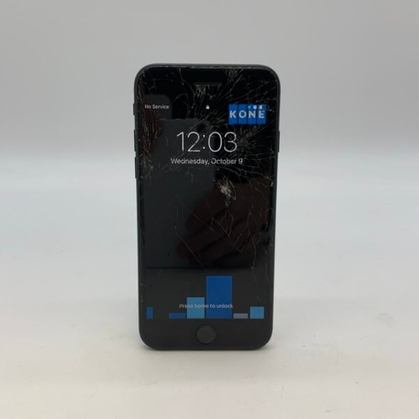 Apple iPhone7|32GB|Black|AS-IS|READ Description|Cracked Screen