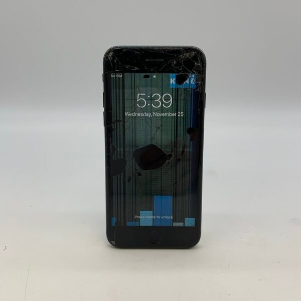 Apple iPhone7|32GB|Black|AS-IS|READ Description|Cracked Screen
