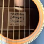 Vintage Onyx OD12N Acoustic Guitar Made in Japan Dreadnought w/ Gig Bag/1980s - Image 4