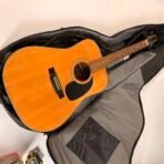 Vintage Onyx OD12N Acoustic Guitar Made in Japan Dreadnought w/ Gig Bag/1980s - Image 11