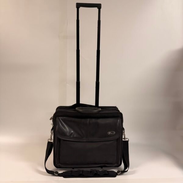 Vintage Targus Rolling Laptop Briefcase Black Business Travel Bag / 2000s