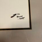 Vintage 1982 Randy Knott Folk Art Drawing Signed & Framed - Image 2