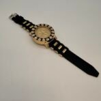 Techno Master Diamond Accent Watch 22mm Black Rubber Strap Stainless Steel Case - Image 4