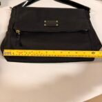 Kate Spade New York Black Nylon Shoulder Bag Polka Dot Lining - Image 5