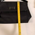 Kate Spade New York Black Nylon Shoulder Bag Polka Dot Lining - Image 6