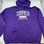Toronto Humane Society Purple Hoodie Men’s 2XL Fruit of the Loom - Image 4