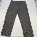 S.C.& Co Gingham Check Stretch Pants Size 4 Black White , Like New - Image 5