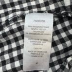 S.C.& Co Gingham Check Stretch Pants Size 4 Black White , Like New - Image 8