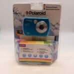 Polaroid iS048 Waterproof Digital Camera 16MP Blue Brand New