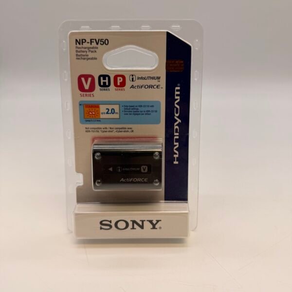 Sony NP-FV50 InfoLITHIUM Rechargeable Battery Pack Brand New Sealed/Japan Made