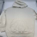 Jack & Jones Core Oversized Hoodie Men XL Cream 100% Cotton - Image 4
