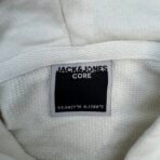 Jack & Jones Core Oversized Hoodie Men XL Cream 100% Cotton - Image 7