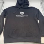 Green Market Cannabis Black Hoodie Men’s Size L Graphic Print - Image 4