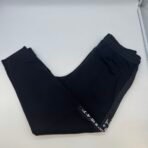 H&M Men Black Jogger Sweatpants Size L Cotton Blend Drawstring