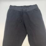 H&M Men Black Jogger Sweatpants Size L Cotton Blend Drawstring - Image 8