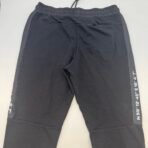 H&M Men Black Jogger Sweatpants Size L Cotton Blend Drawstring - Image 7