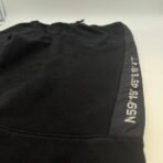 H&M Men Black Jogger Sweatpants Size L Cotton Blend Drawstring - Image 6