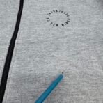 Jack & Jones CORE Zip-Up Hoodie Jacket Grey Men’s Size L | Like New - Image 7