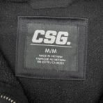 CSG Full Zip Hooded Jacket Men’s Medium Black Gray White – Like New - Image 6