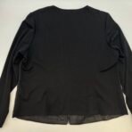 Linea Domani Genuine Leather Jacket Black Size 14 NWT - Image 4