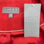 Laura Plus Petites Red Wool Blend Zip Jacket Size 14 New with tag - Image 9