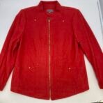 Laura Plus Petites Red Wool Blend Zip Jacket Size 14 New with tag - Image 3