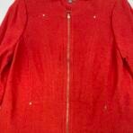 Laura Plus Petites Red Wool Blend Zip Jacket Size 14 New with tag - Image 4