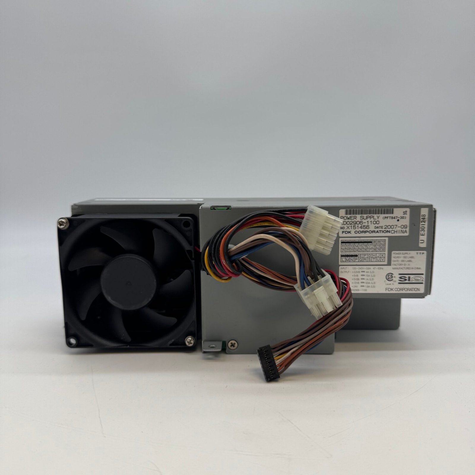 IMG_6734 Fujitsu FDK KD02906-1100 Industrial Power Supply PSU 24V 12V 5V 3.3V Tested - Image 1