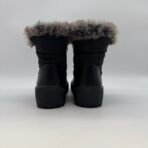 Women’s Winter Snow Boots Black Faux Fur Waterproof Size 7 - Image 3