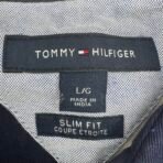 Tommy Hilfiger Slim Fit Long Sleeve Rugby Shirt Patchwork Flag Style L - Image 6