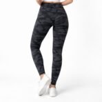 George Women Camouflage Leggings XL Black Grey New Without Tag - Image 2