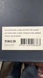 Georg Jensen Grethe Meyer Candelabra Stainless Steel Danish Modern 4 Arm - Image 5