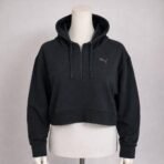 Puma DryCELL Black Hoodie XL Womens 1/4 Zip Style 592323