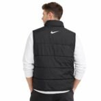 Nike Premier Black Puffer Vest Men’s L Sleeveless Jacket Swoosh Logo - Image 2
