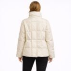 DKNY Pure Down Jacket Womens L White Puffer Coat 80% Down Winter - Image 2