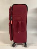 IT Expandable 24” Spinner Suitcase | 360° Wheels | Burgundy Softside Luggage - Image 2