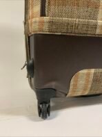 Heys Large Rolling Suitcase Spinner Luggage Plaid Fabric 29” Travel Case - Image 9