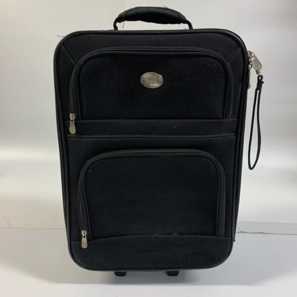 Giordano Rolling Suitcase Carry-On Travel Luggage Black Softside